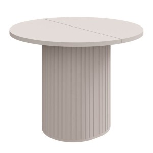 Stół rozkładany OVALIO | 100/188 cm | Beż piaskowy